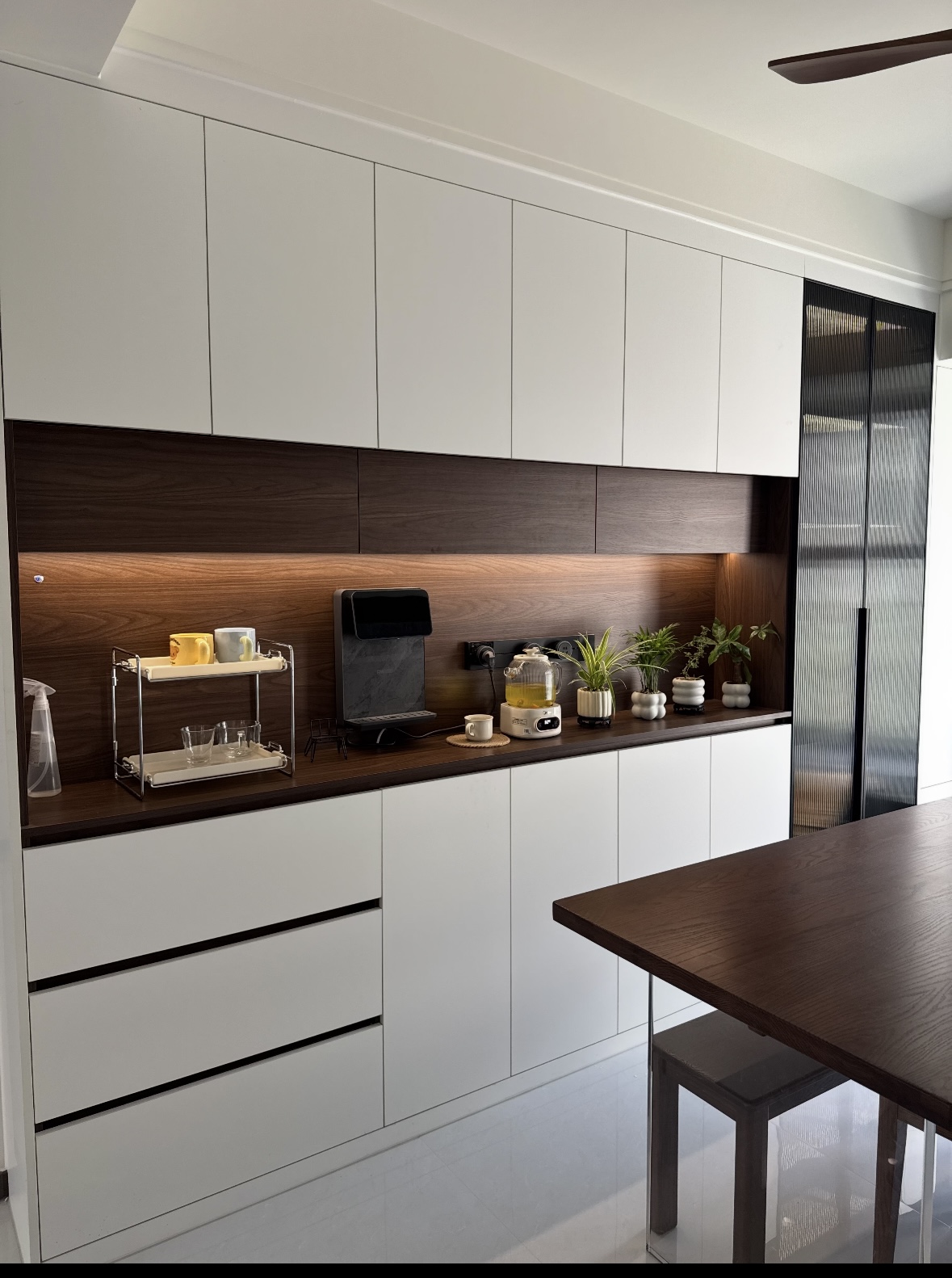 Kitchen cabinetry detail